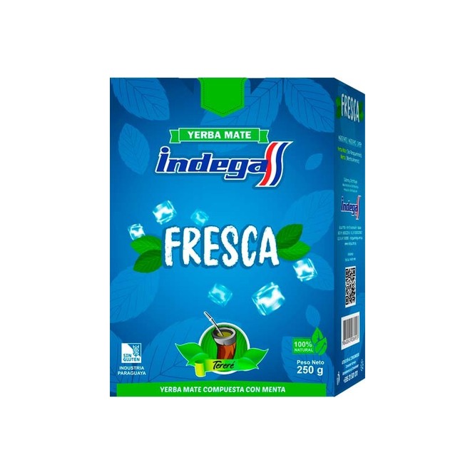 Yerba compuesta fresca caja Indega 250 gramos