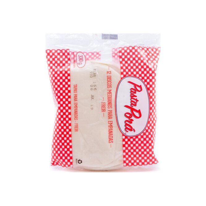 DISCO PASTA PORA EMPANADA PF MED 12UN