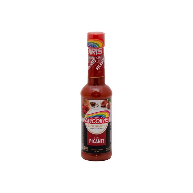 Salsa picante frasco Arcoíris 150 ml