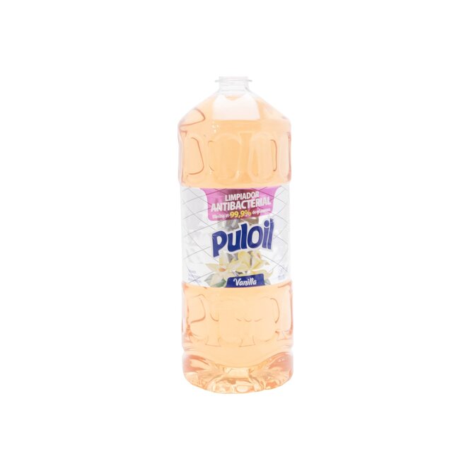 Limpiador desinfectante multisuperficies aroma vainilla botella descartable Puloil 1,8 litros
