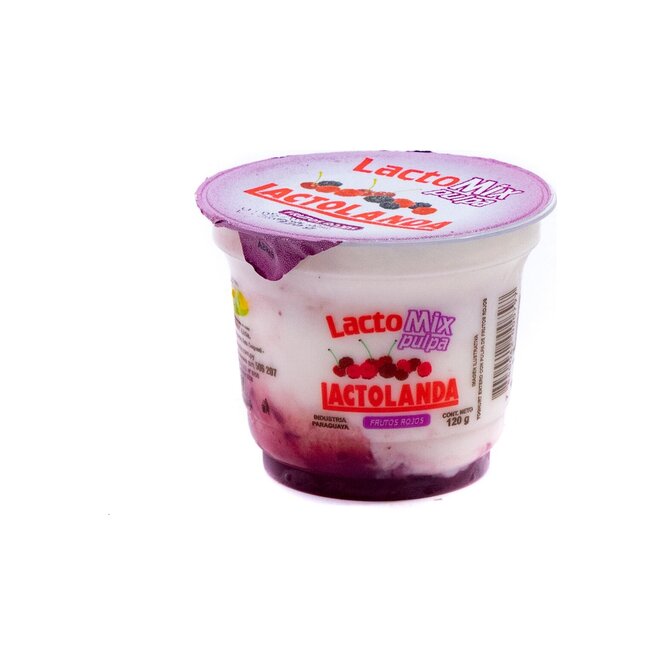 Yoghurt pulpa de frutos rojos lactomix Lactolanda 120 ml