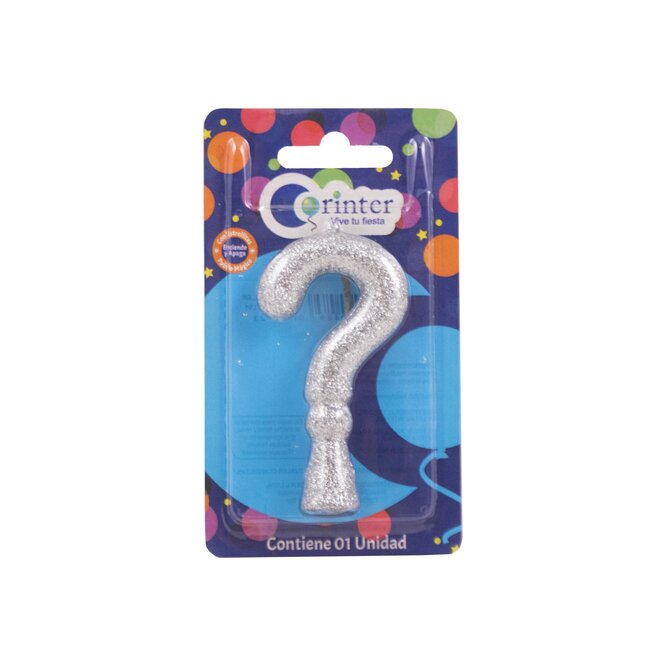 Vela tubular plata símbolo ? Corinter 1 unidad