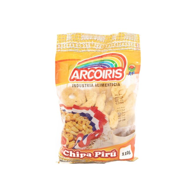 Chipa pirú paquete Arcoíris 110 gramos