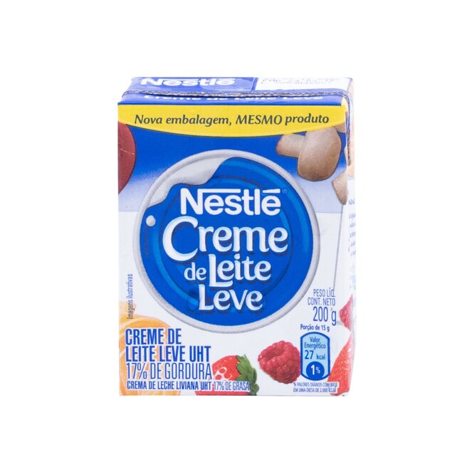 Crema de leche tetra Nestlé 200 gramos