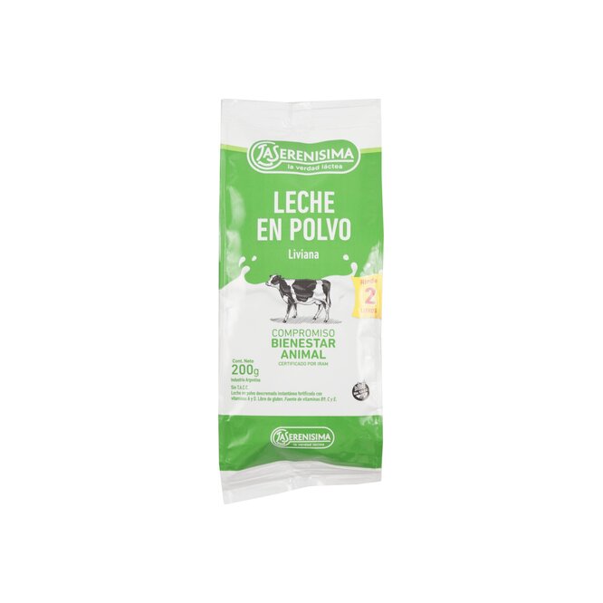 Leche en polvo descremada La Serenísima 200 gramos