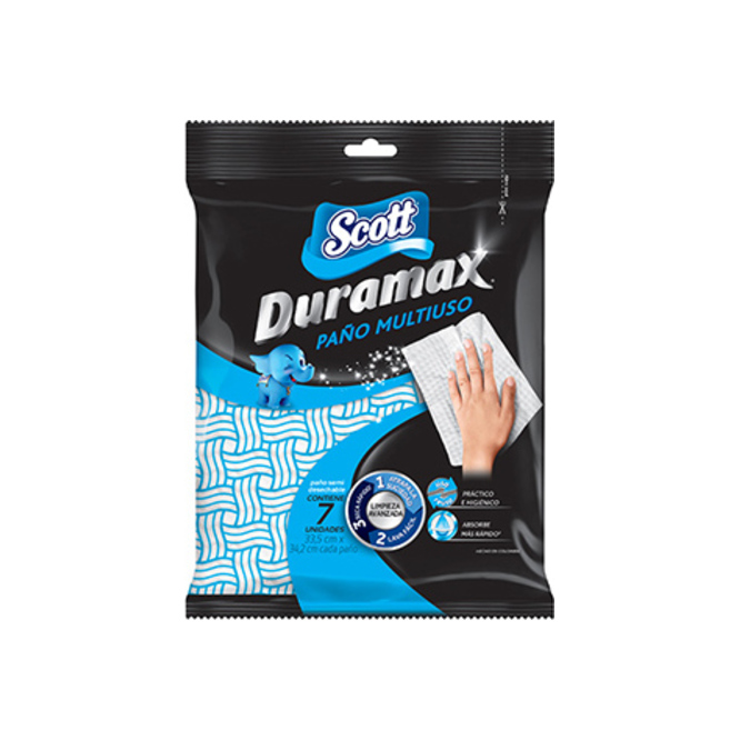 PAÑO MULTIUSO SCOTT DURAMAX 7 UNIDADES
