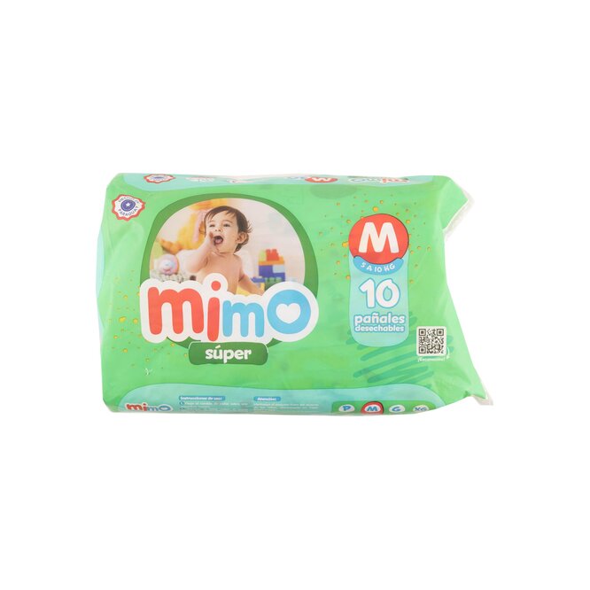 Pañal mediano mini Mimo 10 unidades