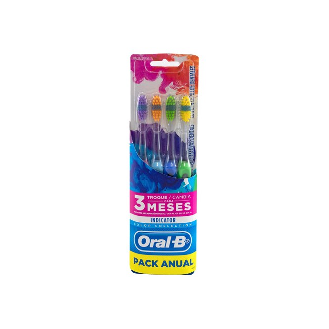 Cepillo dental pack anual Oral-B 4 unidades