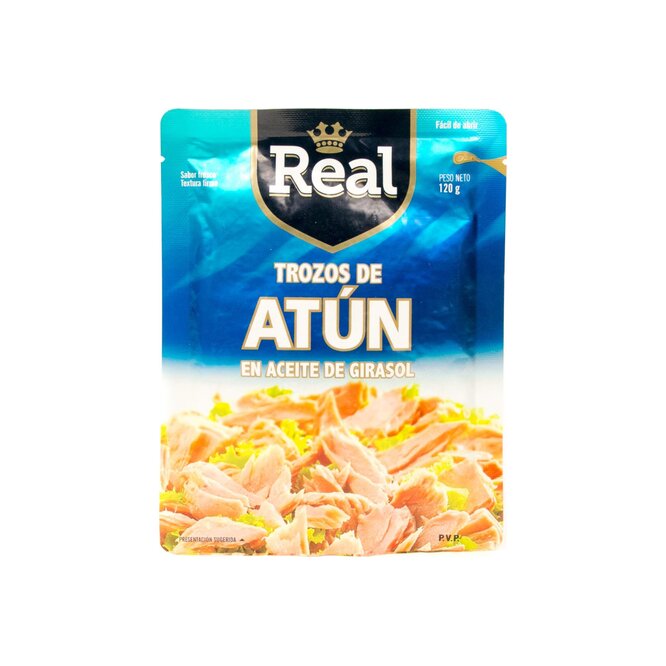 Atún en aceite de girasol Real 120 gramos