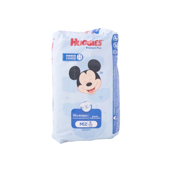 PAÑAL DESECH HUGGIES PROTECT PLUS M 8UN