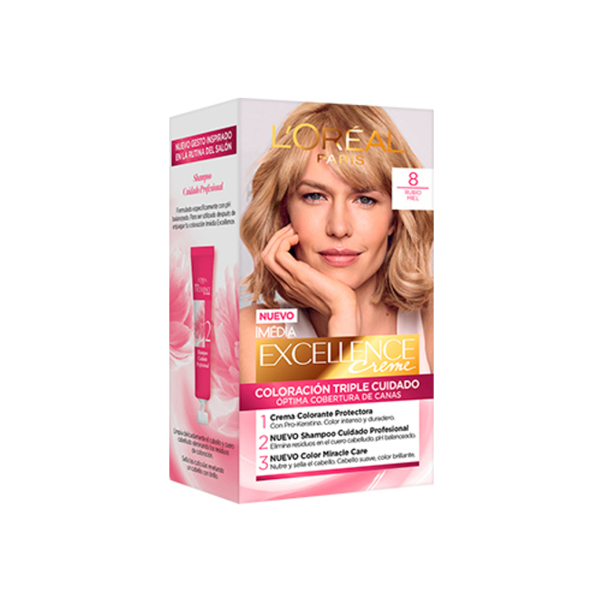 Tintura N° 8 excellence L’Oreal 162,5 ml