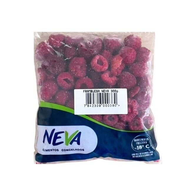 Frambuesas congeladas paquete Neva 300 gramos
