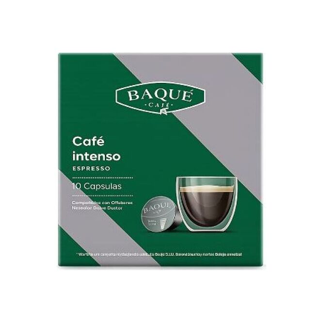 Café Expresso Intenso en cápsulas Baque 10 unidades