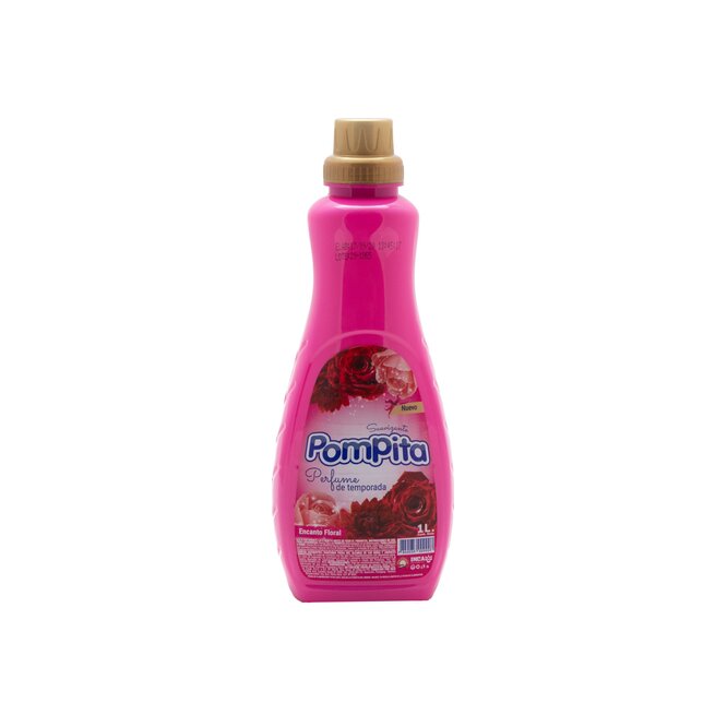 Suavizante para ropa encanto floral botella Pompita 1 litro
