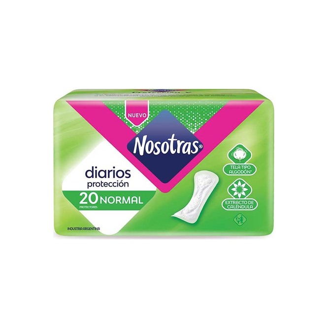 Protectores diarios normal Nosotras 20 unidades