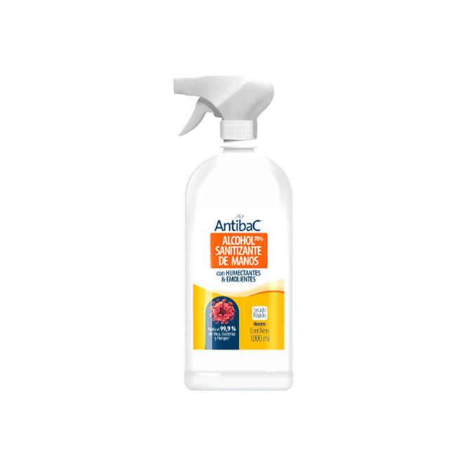 ALCOHOL SANITIZANTE P/MANOS ANTIBAC 1 LT