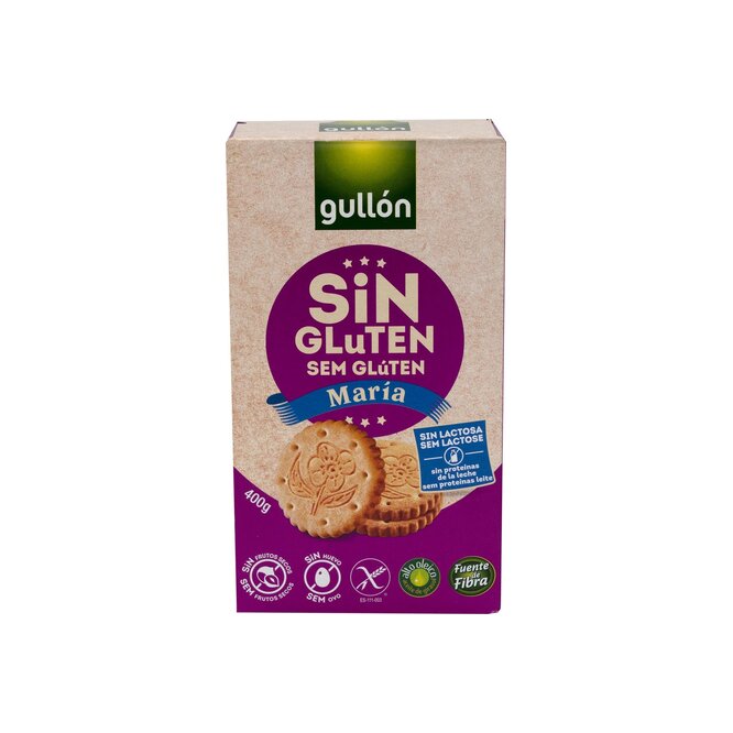Mini galletas sin gluten con chips de chocolate Gullon 400 gramos