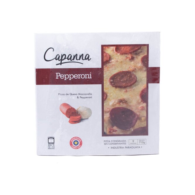 PIZZA D/PEPPERONI 690GR CAPANNA CJA