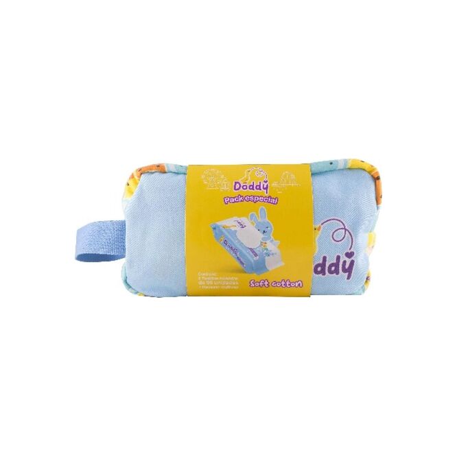 Pack toallitas húmedas con neceser paquete Doddy 2 unidades