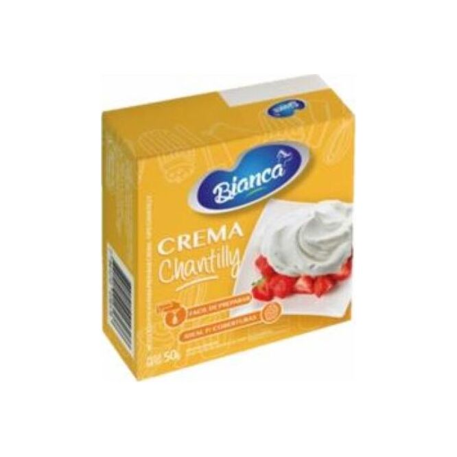 Polvo para preparar chantilly Bianca 50 gramos