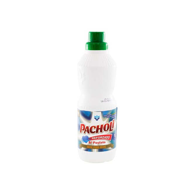 Jabón líquido triple acción reforzado botella Pacholí 1 litro