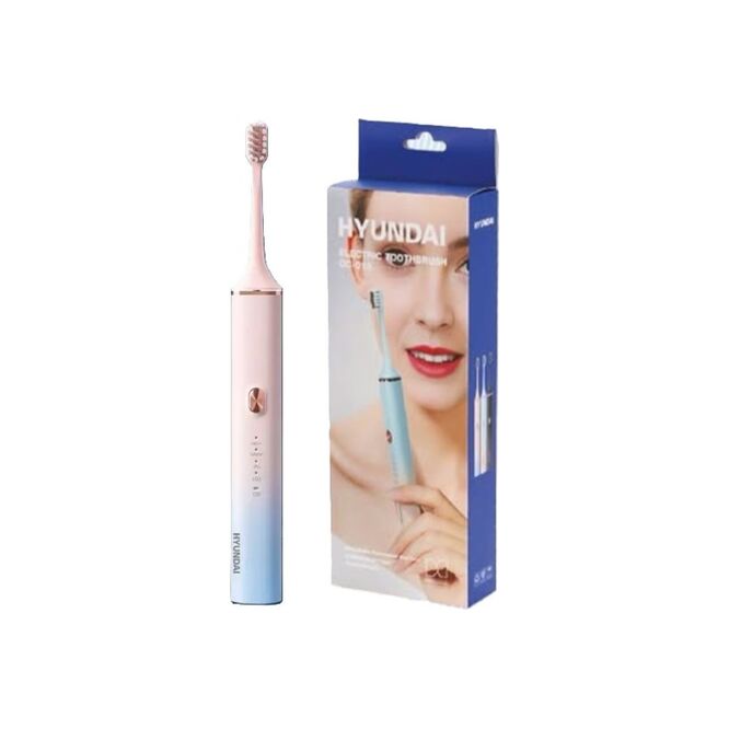 Cepillo de dientes recargable rosa Hyundai 1 unidad