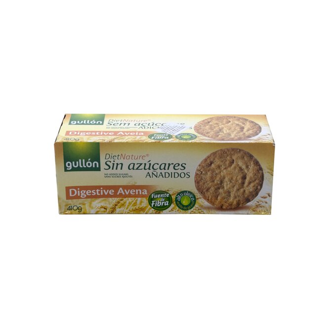 Galletita Digestiva Avena sin Azúcar Gullón 410 gramos