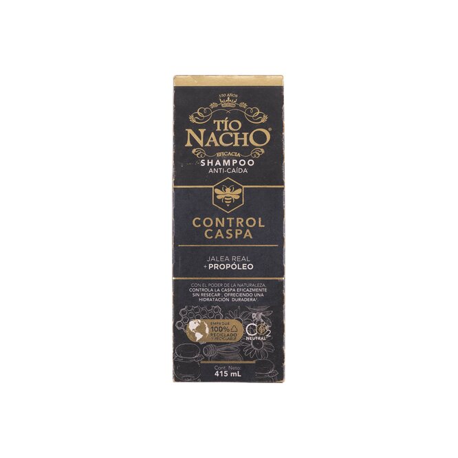 Shampoo anticaida control de caspa Tio Nacho 415 ml