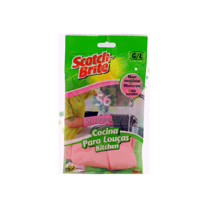 Guante tareas delicadas tamaño talle grande Scotch Brite