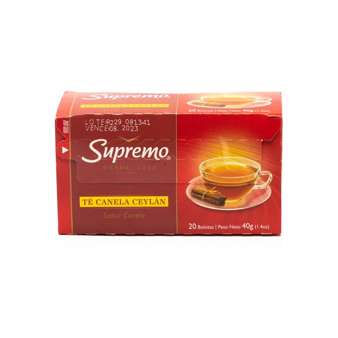 Té ceylan rojo Supremo 20 unidades