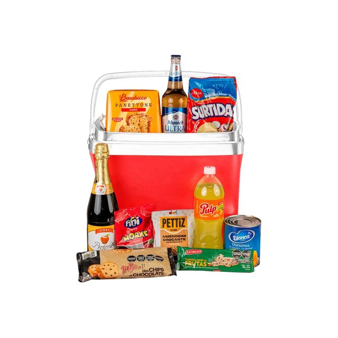 Canasta Festín Conservado Rojo Superseis
