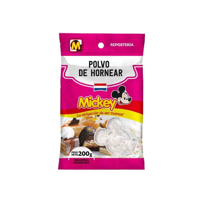 Polvo Para Hornear en bolsa Mickey 200 gramos
