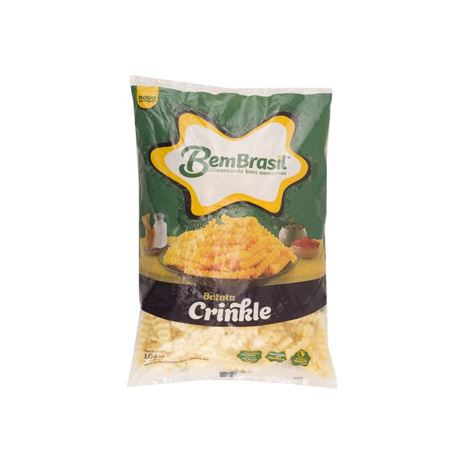 Papa congelada Crinkle Bembrasil 1 kilo