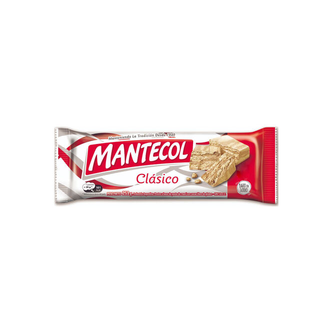 Barra clásica de maní Mantecol 253 gramos