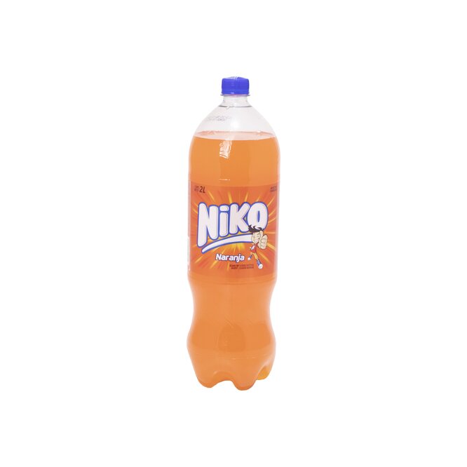 Gaseosa sabor naranja botella Niko 2 litros