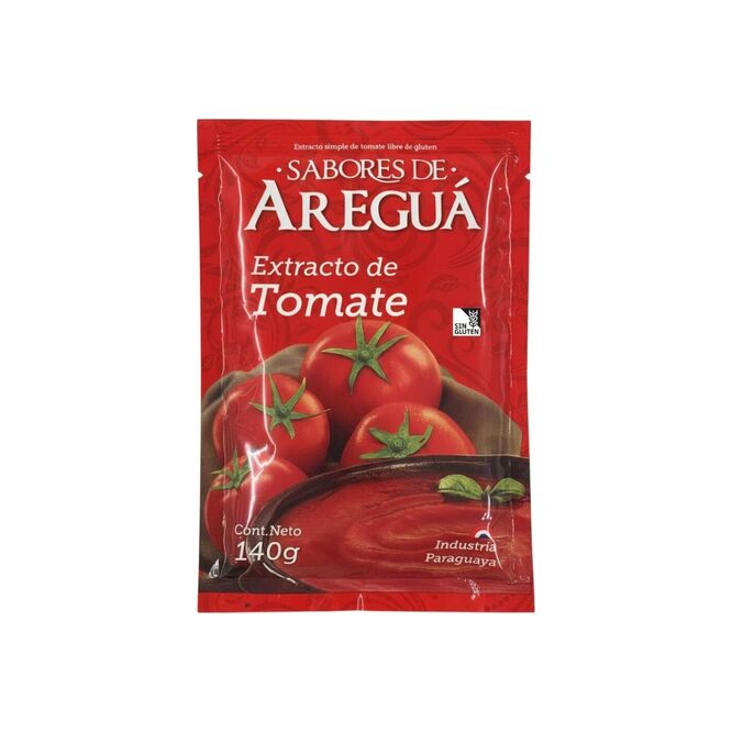 Extracto de tomate doy pack Sabores de Areguá 140 gramos