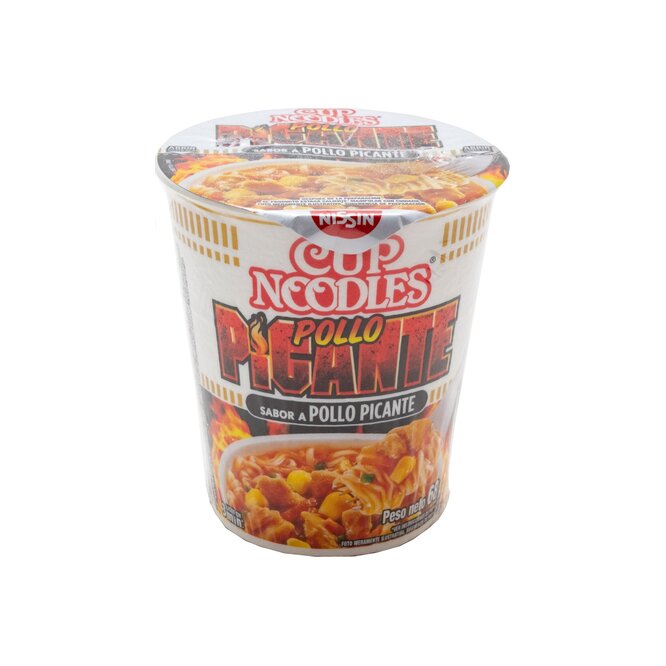 Fideo Precocido Sabor Pollo Picante Cup Noodles 65 gramos