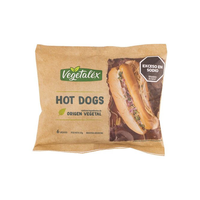 Pancho hot dogs Vegetalex 225 gramos