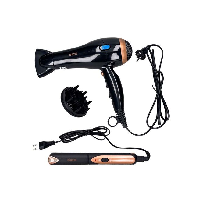 Planchita para pelo Con secador Dayo