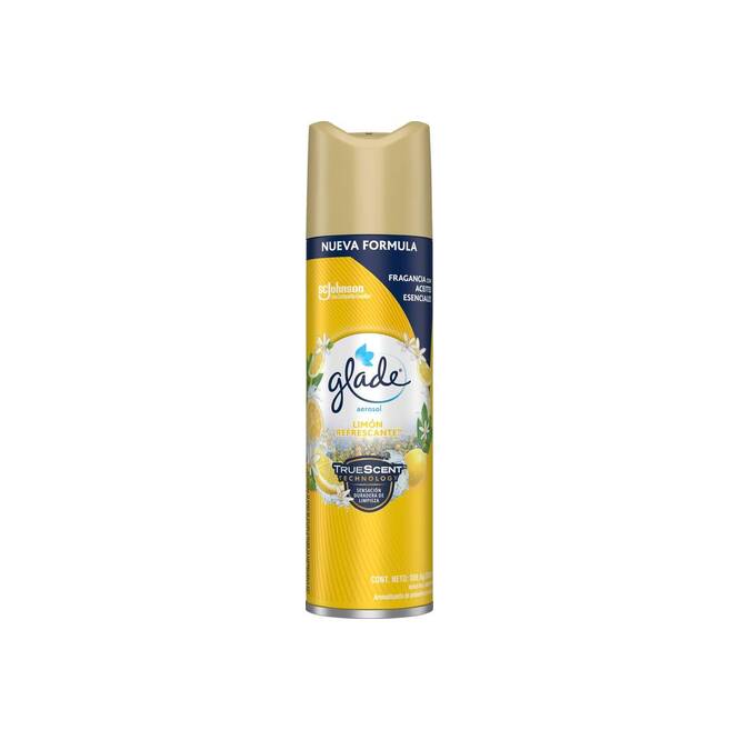 Desodorante de ambiente aroma limón refrescante en aerosol Glade 360 ml