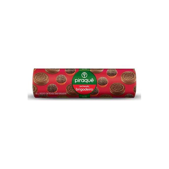 Galletitas rellenas sabor brigadeiro Piraque 160 gramos