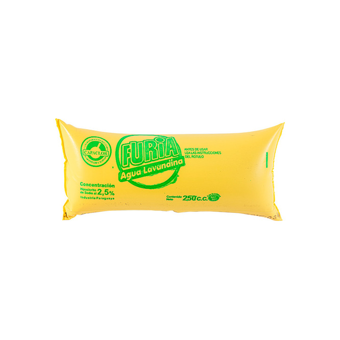 Lavandina furia en sachet Base Base 250 ml