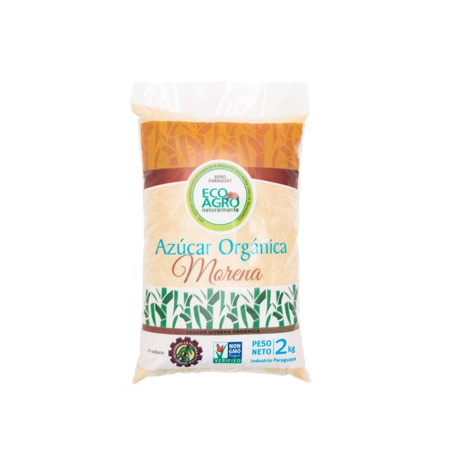 Azúcar morena orgánica Eco Agro 2 kilos