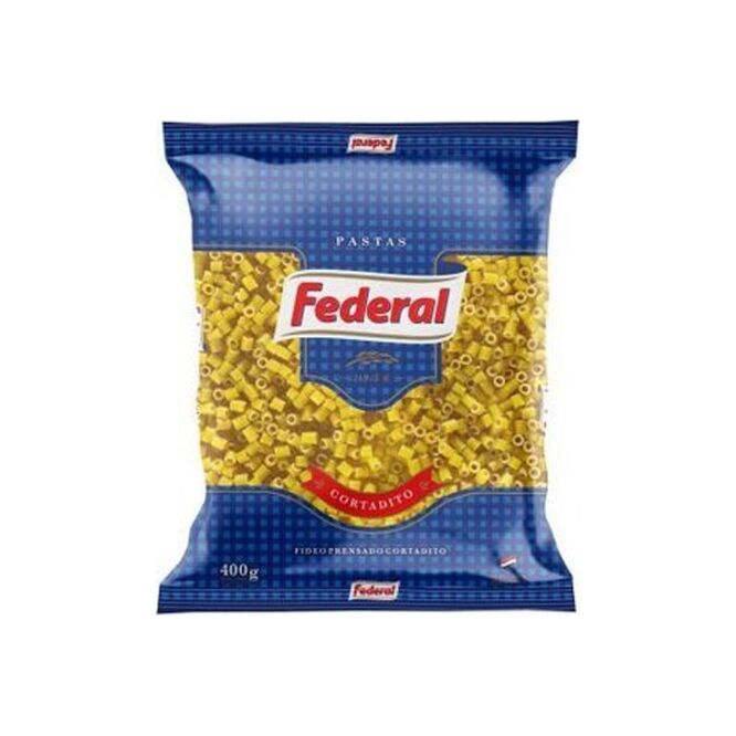 Fideo cortadito paquete Federal 400 gramos