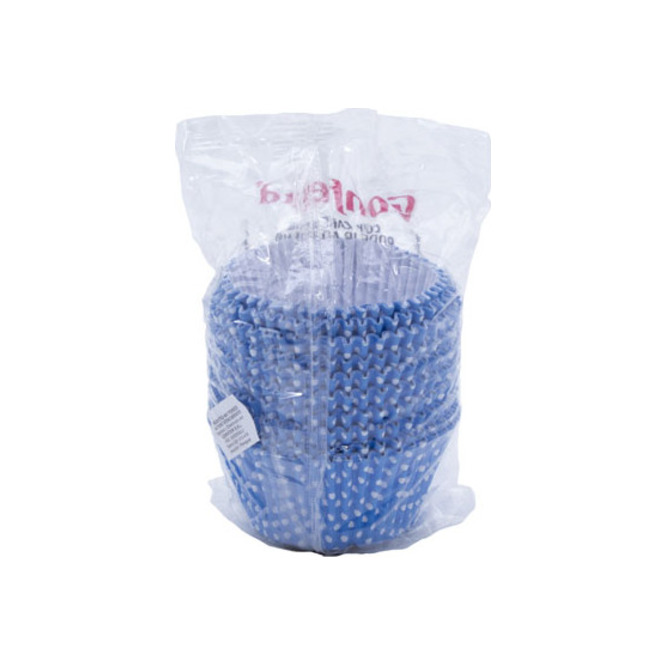 Pirotín N° 0B azul con motas blancas en blíster Confesta
