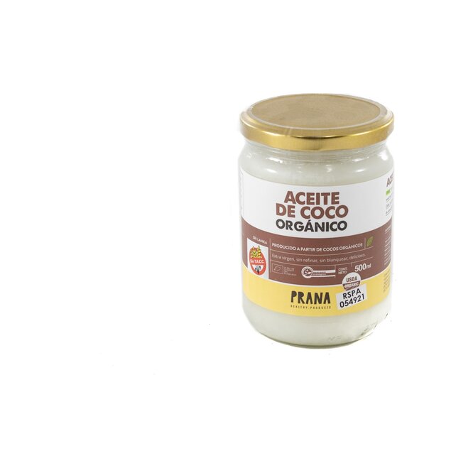 Aceite orgánico de coco Prana 500 ml