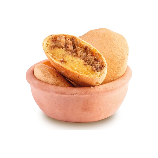 Chipa rellena de carne por unidad