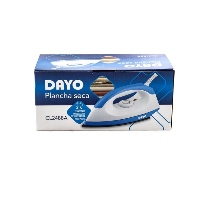 PLANCHA SECA DAYO CELESTE 1200W REFCL/24
