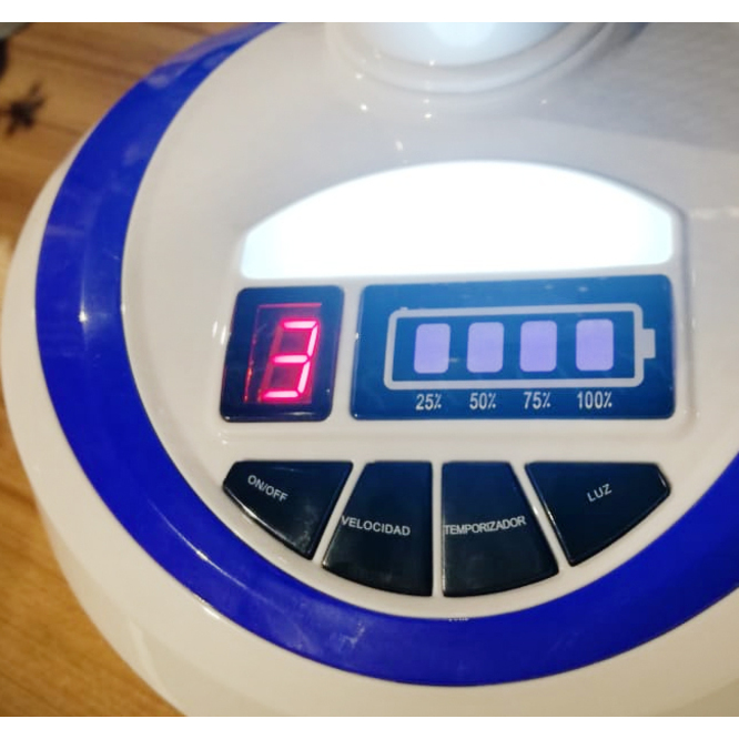 VENTILADOR D/MESA RECARGABLE FAN DAYO RE