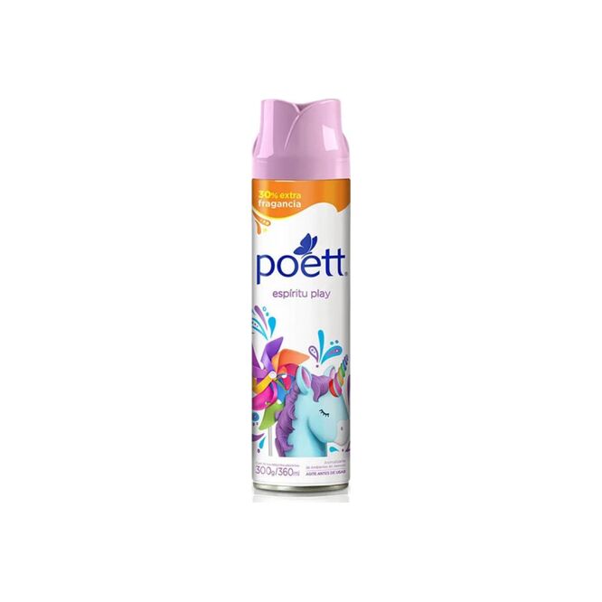 Desodorante de ambiente aroma espíritu en aerosol Poett 360 ml